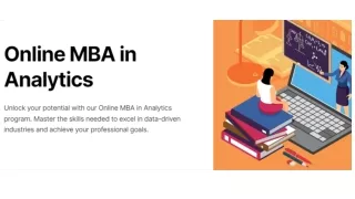 Why an Online MBA in Analytics with Specialization in Marketing Data Science