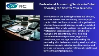 Professional accounting services in Dubai | Alpha Equity Dubai