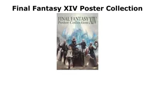 PDF KINDLE DOWNLOAD Final Fantasy XIV Poster Collection full