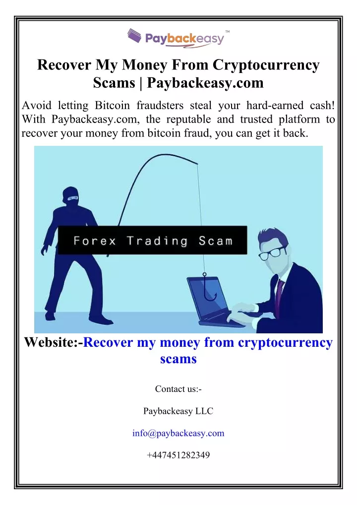 recover my money from cryptocurrency scams