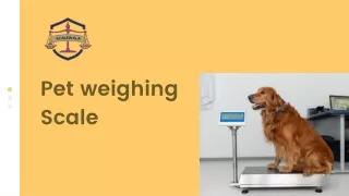 pet weighing scale
