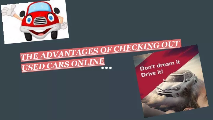 the advantages of checking out used cars online