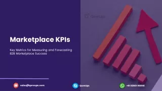 KPIs to Track the B2B Online Marketplace Business Growth