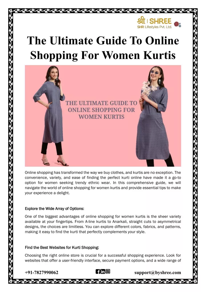 the ultimate guide to online shopping for women