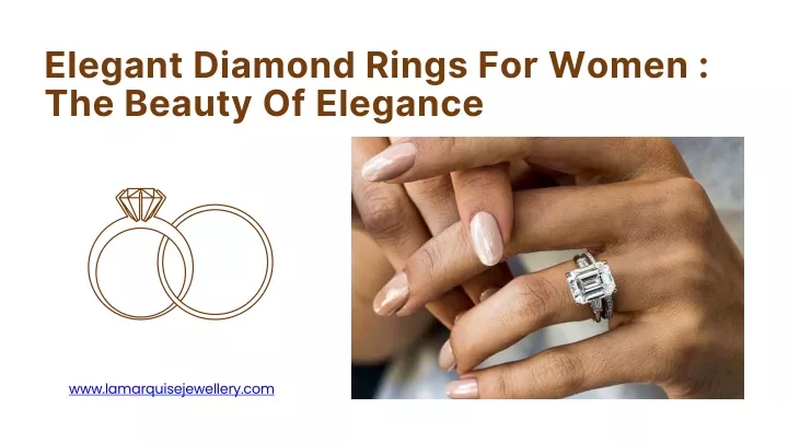 elegant diamond rings for women the beauty