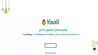 YAALI- Best Zoho Partner In India