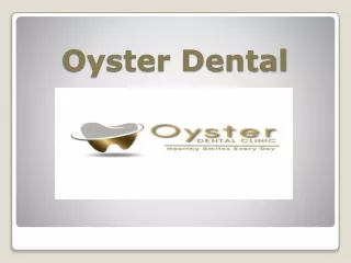 Dental Filling in Whitefield ppt