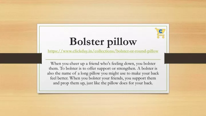 bolster pillow https www clickday in collections