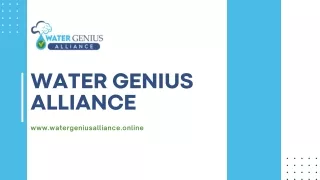 Water Genius Alliance: Affordable Cheap Atmospheric Water Generator Solutions