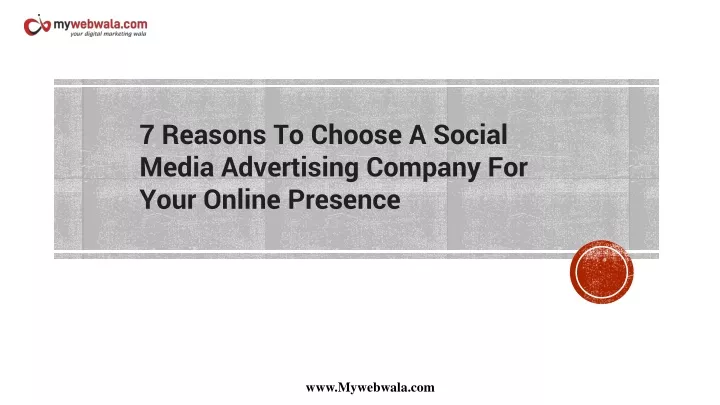 7 reasons to choose a social media advertising company for your online presence