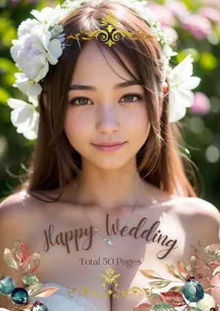 PDF_ AIDOL Moment of Love and Beauty Wedding Dress: Love AI beautiful women photo