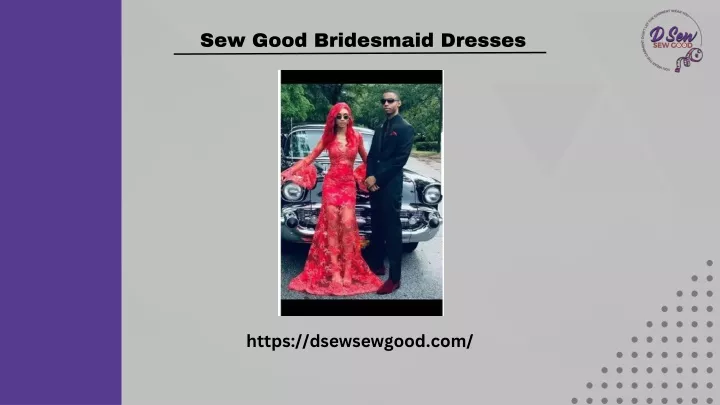 sew good bridesmaid dresses