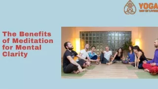The Benefits of Meditation for Mental Clarity