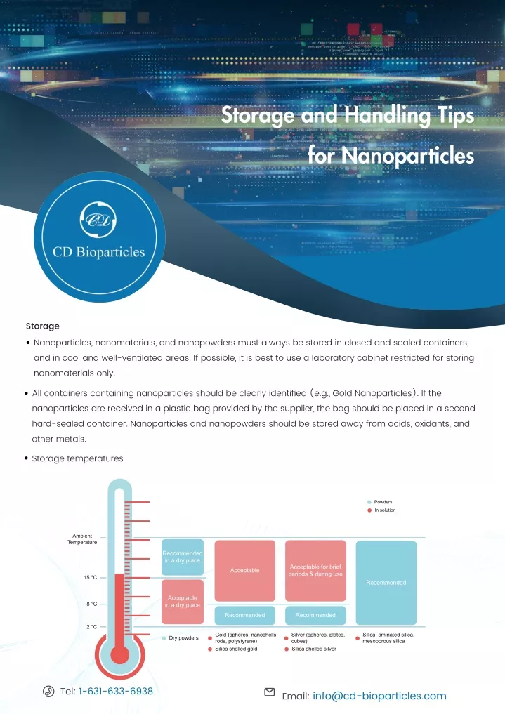 storage and handling tips