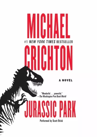 get [PDF] Download Jurassic Park: A Novel