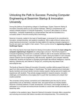 unlocking the path to success pursuing computer