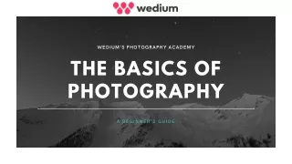 The Basics of Photography