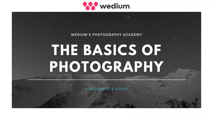wedium s photography academy