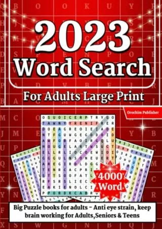 [PDF] DOWNLOAD 4000 Word Search for Adults Large Print (200 Themed Puzzles): Big Puzzle Books