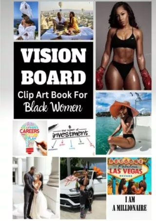 PDF_ Vision Board Clip Art Book For Black Women: 300  Pictures, Quotes, Motivation