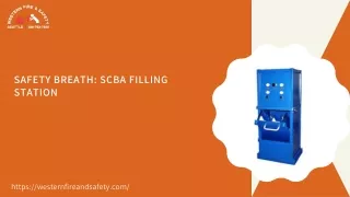 Safety Breath SCBA Filling Station