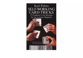 PDF read online SelfWorking Card Tricks Dover Magic Books for android