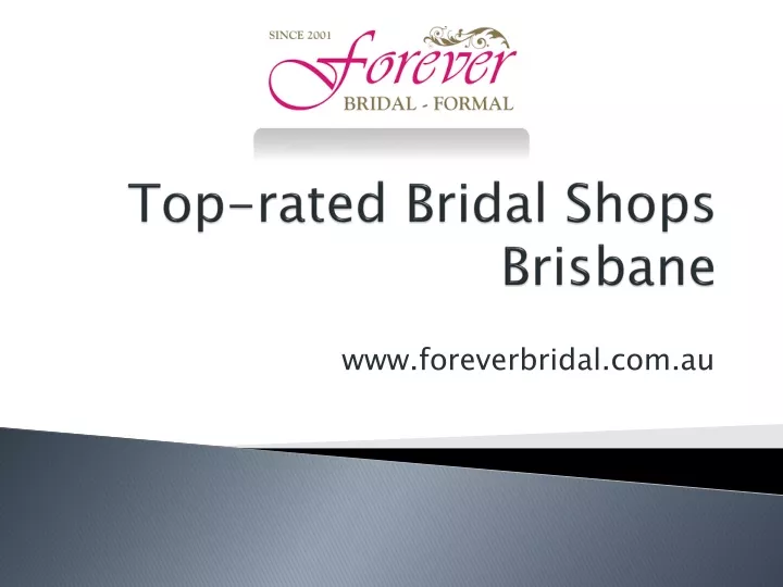 top rated bridal shops brisbane