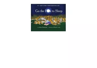 Ebook download Go the Fk to Sleep full