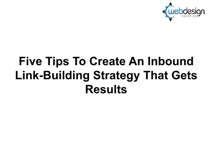 five tips to create an inbound link building