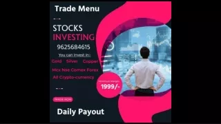 Dabba Trading Account Opening | 9625684615 | Trade Menu
