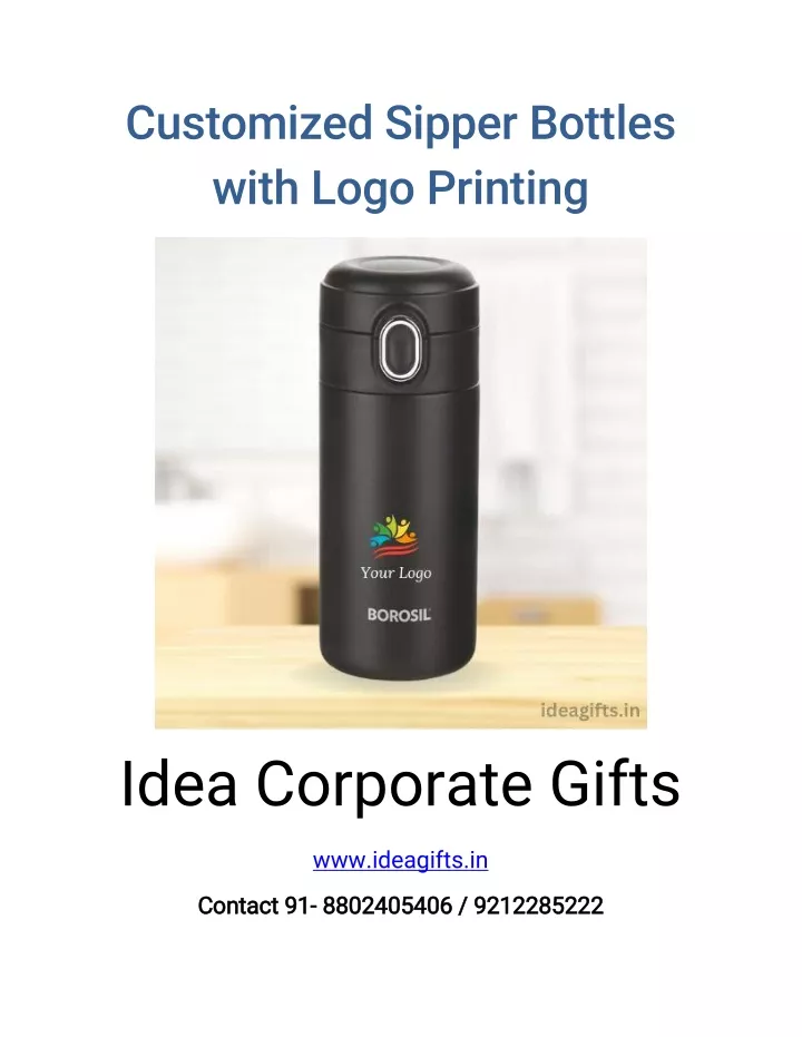 customized sipper bottles with logo printing