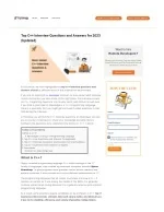 Top C   Interview Questions and Answers for 2023 - slide 1
