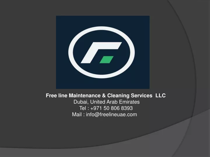 free line maintenance cleaning services llc dubai