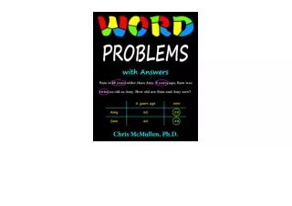 PDF read online Word Problems with Answers for ipad