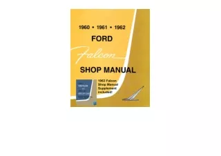 Download 196063 Ford Falcon Shop Manual for ipad