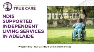 NDIS Supported Independent Living Services Adelaide