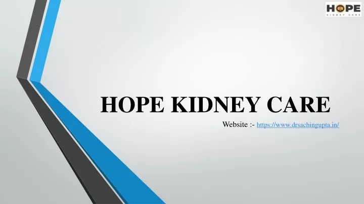 hope kidney care