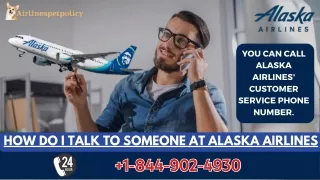 How Do I Talk To Someone At Alaska Airlines