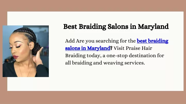 best braiding salons in maryland