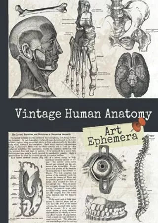 DOWNLOAD/PDF Vintage Human Anatomy Art Ephemera: Antique Medical Book Drawings of Organs,