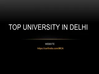Top University in Delhi NCR
