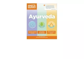 Ebook download Ayurveda Idiots Guides full