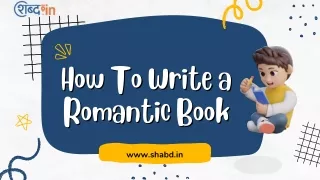 How To Write a Romantic Book,