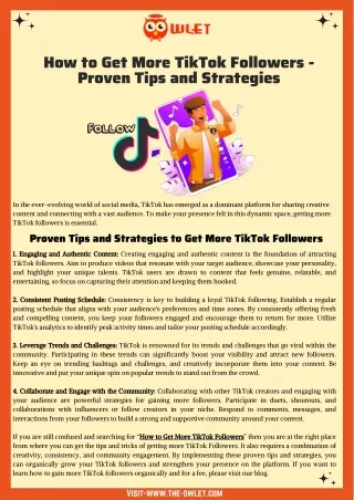 How to Get More TikTok Followers  Proven Tips and Strategies