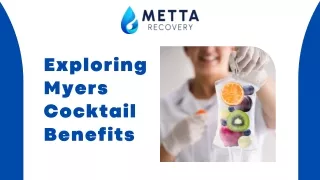 Exploring Myers Cocktail Benefits