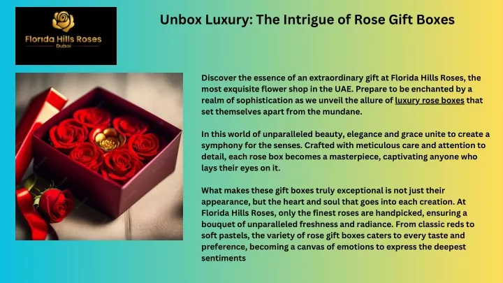 unbox luxury the intrigue of rose gift boxes