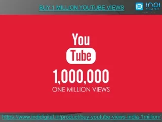 How to buy 1 million youtube views