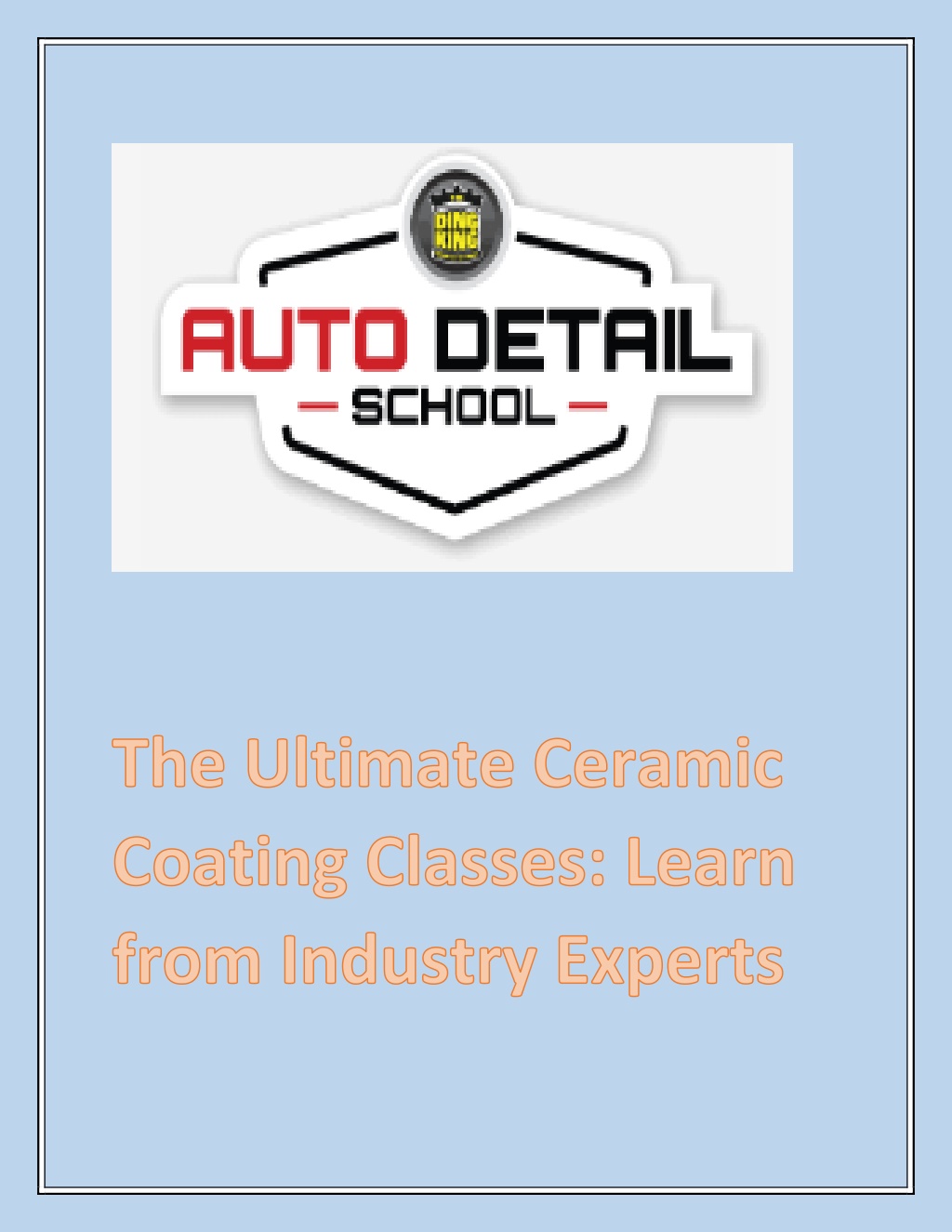 Nano Ceramic Car Coating Services