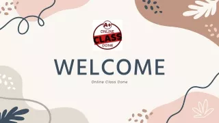 welcome