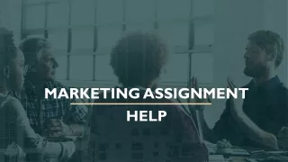 MARKETING ASSIGNMENT